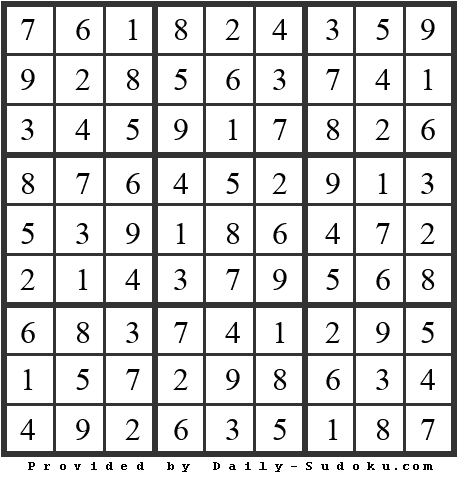 Daily Sudoku