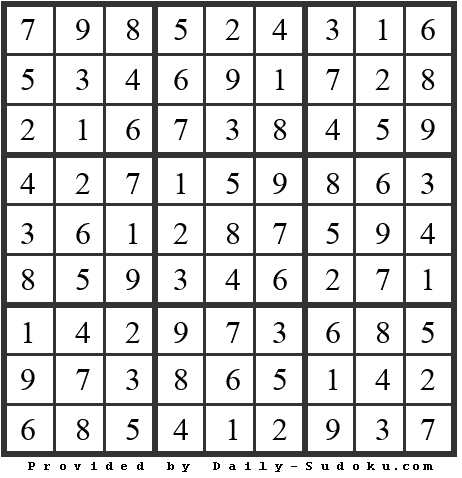 Daily Sudoku