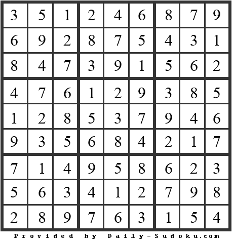 Daily Sudoku