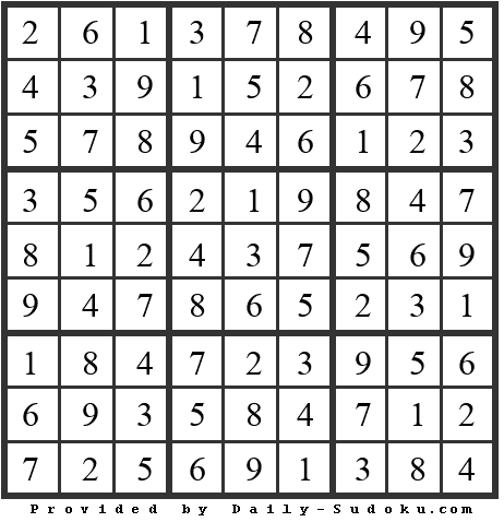 Daily Sudoku