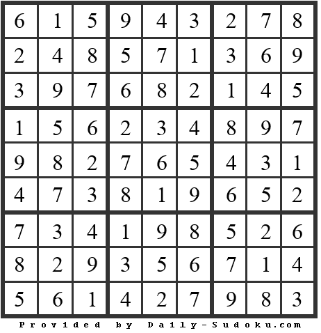 Daily Sudoku