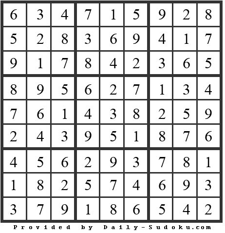 Daily Sudoku