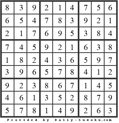 Daily Sudoku