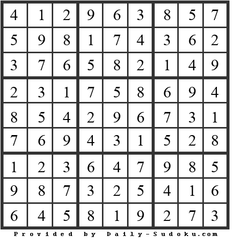 Daily Sudoku