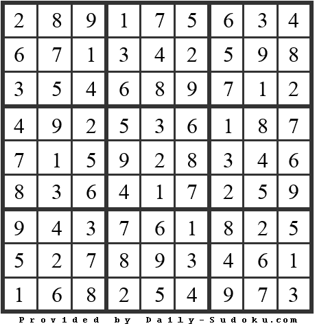 Daily Sudoku