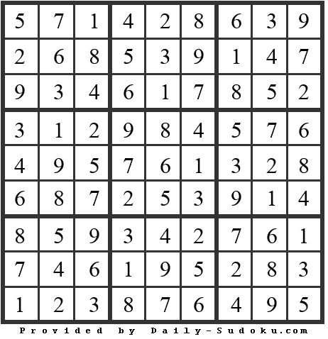 Daily Sudoku