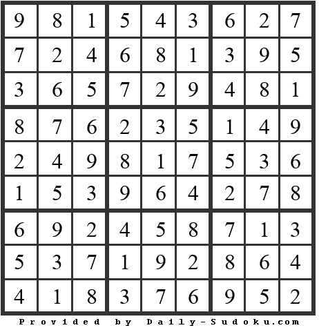 Daily Sudoku