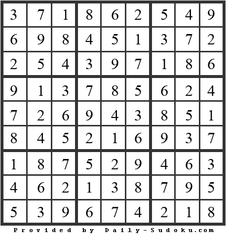 Daily Sudoku