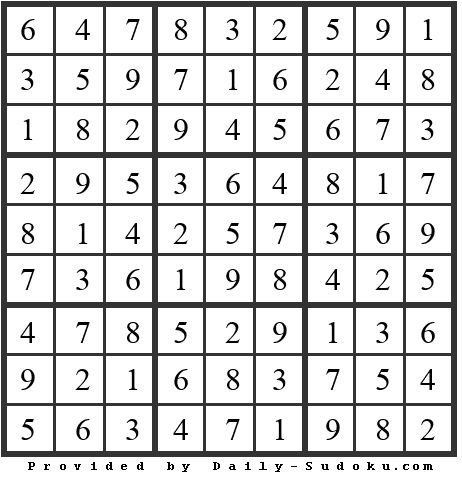 Daily Sudoku