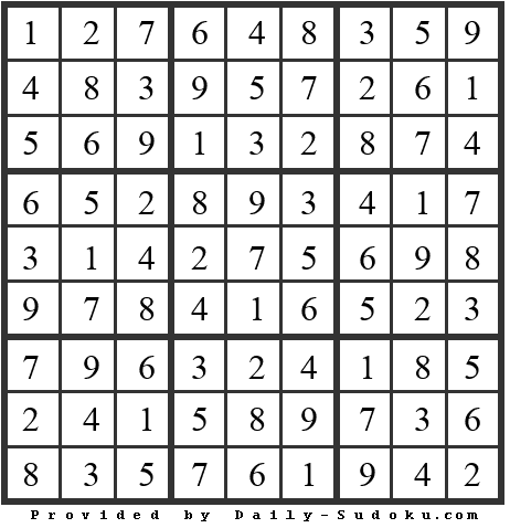 Daily Sudoku