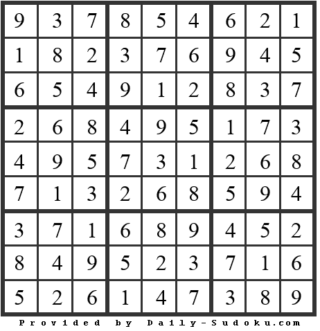 Daily Sudoku