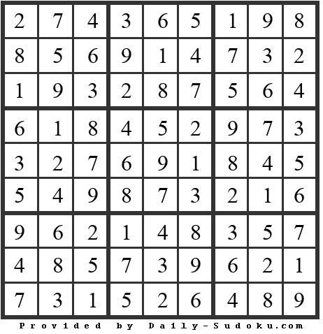 Daily Sudoku