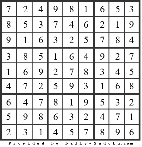 Daily Sudoku