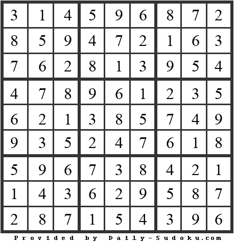 Daily Sudoku