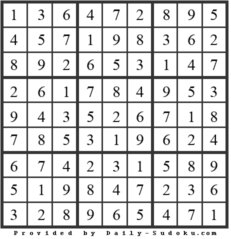 Daily Sudoku