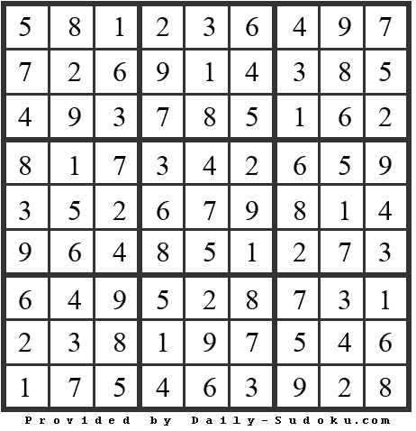 Daily Sudoku