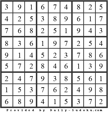 Daily Sudoku
