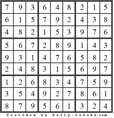 Daily Sudoku