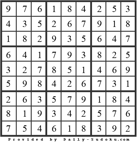 Daily Sudoku