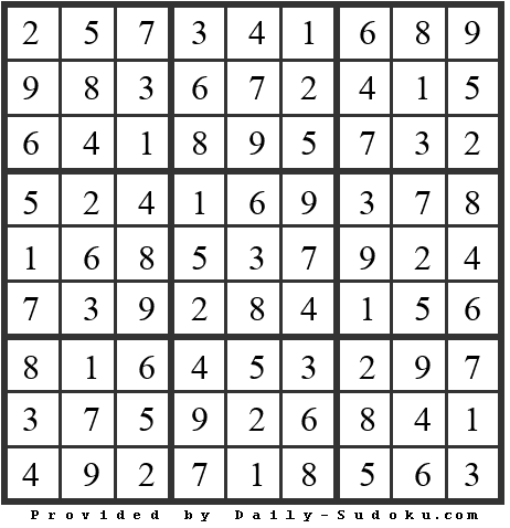 Daily Sudoku