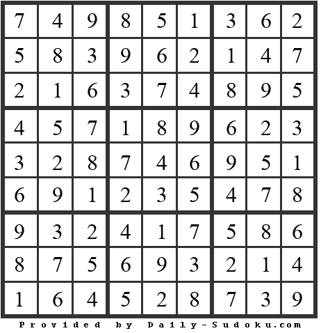 Daily Sudoku