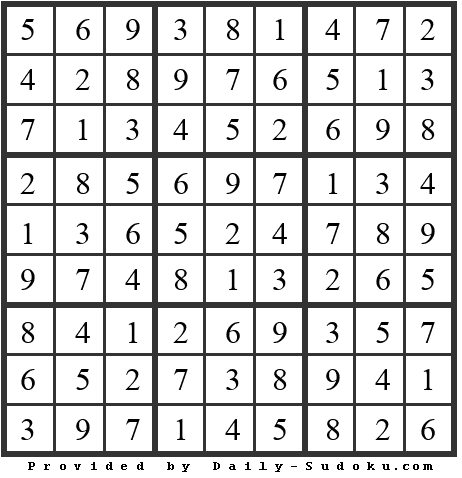 Daily Sudoku