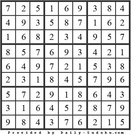 Daily Sudoku