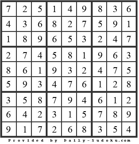 Daily Sudoku