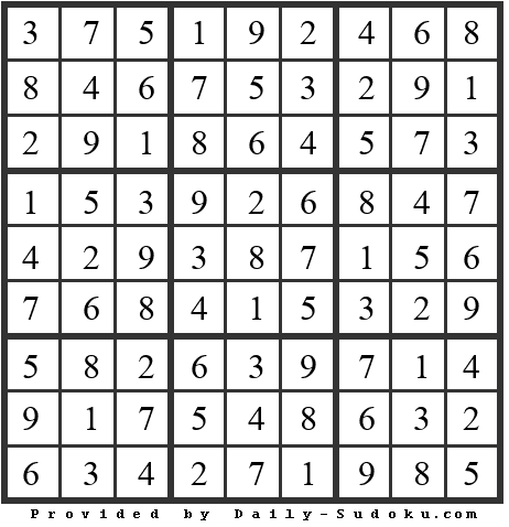 Daily Sudoku