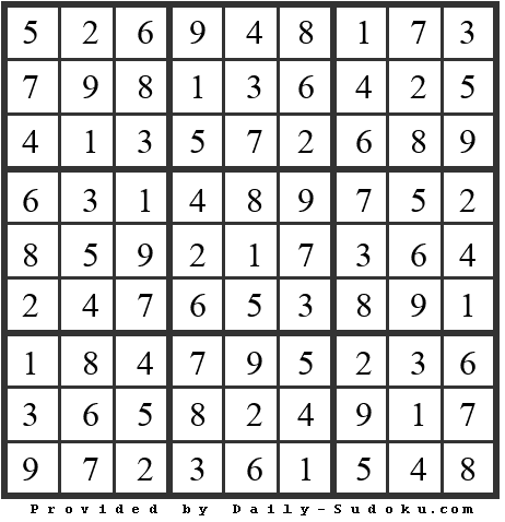 Daily Sudoku