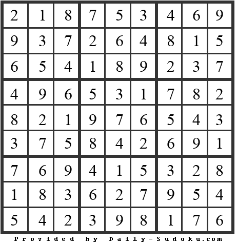 Daily Sudoku