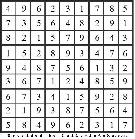 Daily Sudoku