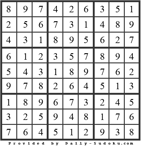 Daily Sudoku
