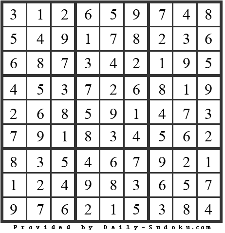 Daily Sudoku