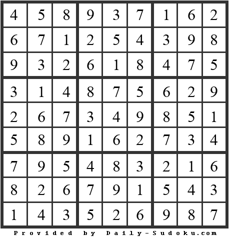 Daily Sudoku