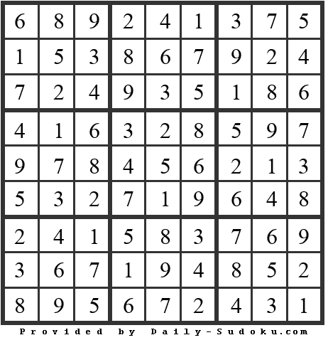 Daily Sudoku