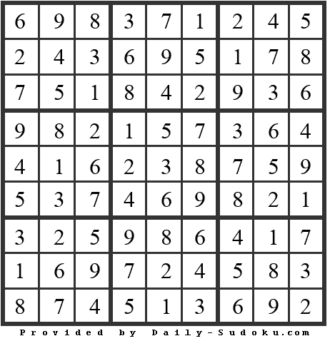 Daily Sudoku