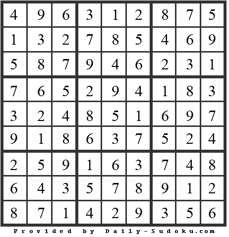 Daily Sudoku