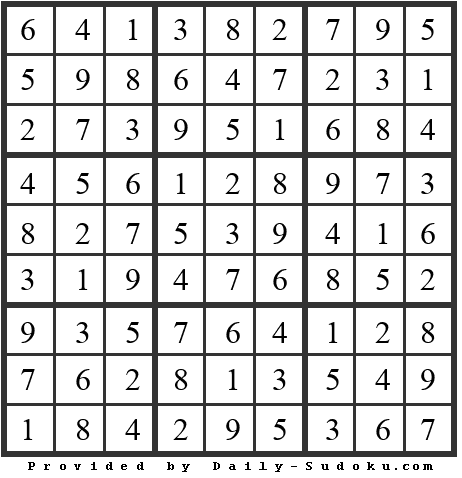 Daily Sudoku