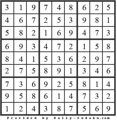 Daily Sudoku