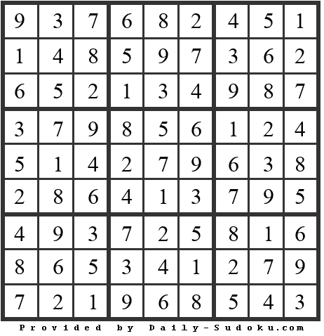 Daily Sudoku
