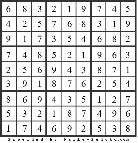 Daily Sudoku