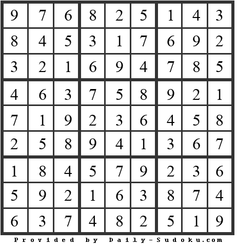 Daily Sudoku