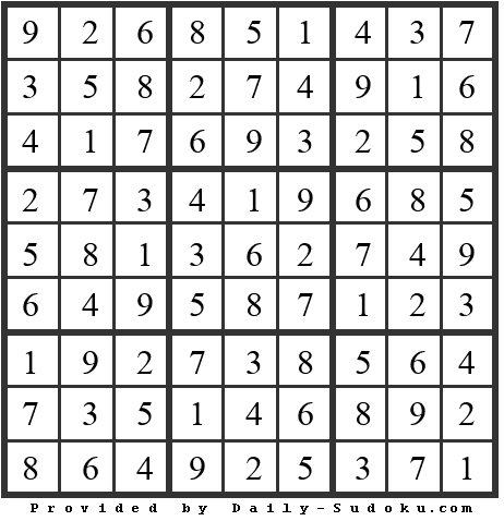 Daily Sudoku