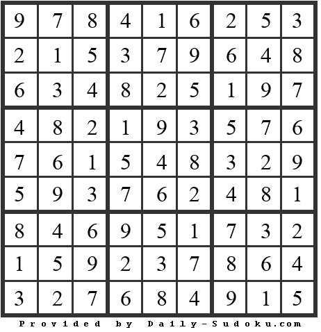 Daily Sudoku