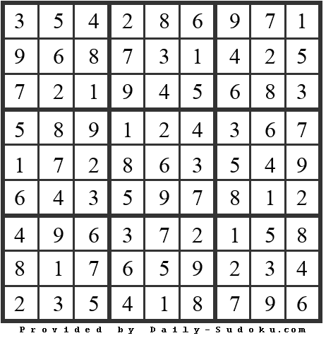 Daily Sudoku