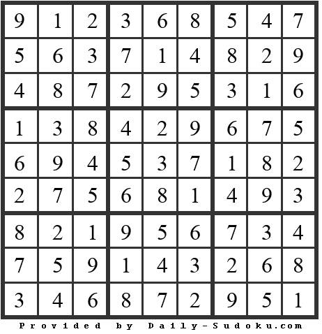 Daily Sudoku