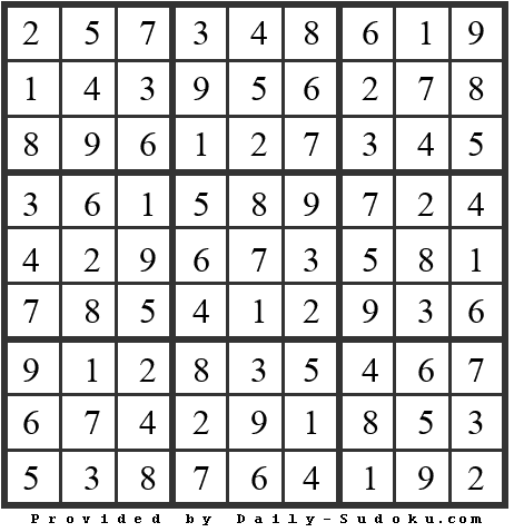 Daily Sudoku