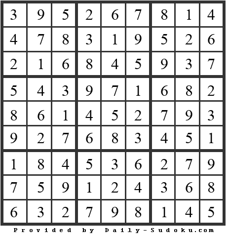 Daily Sudoku