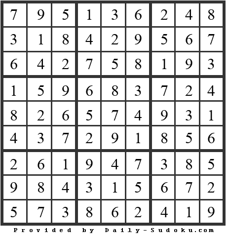 Daily Sudoku